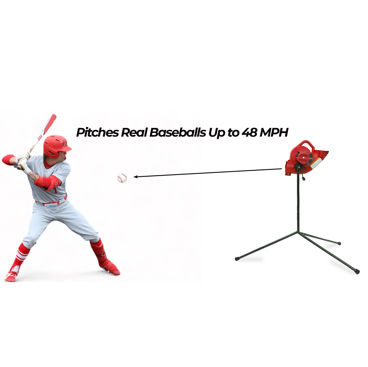 Double Play Pitch Back & Pitching Machine